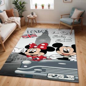 Tapis Disney – Mickey et Minnie à Londres