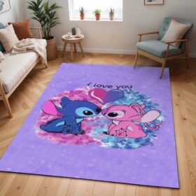 Tapis Disney – Stitch et Angel amoureux 2