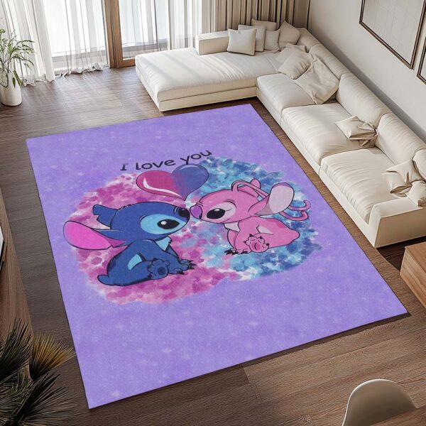 Tapis Disney – Stitch et Angel amoureux 2 – Image 2