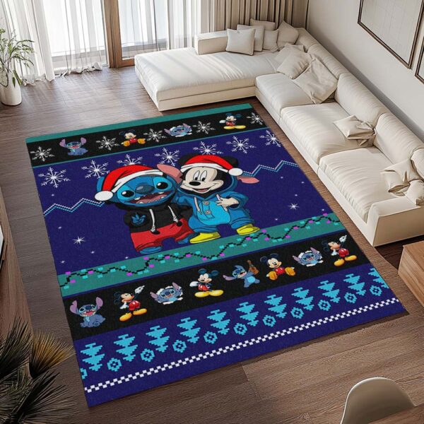 Tapis Disney – Stitch et Mickey – Halloween heureux – Image 2