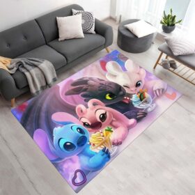 Tapis Disney – Stitch et Krokmou
