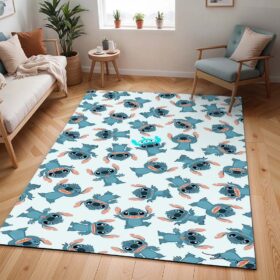 Tapis Disney – Stitch avec chapeau bleu