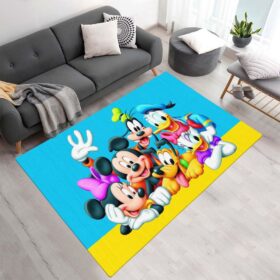 Tapis Donald, Daisy, Mickey, Dingo et Pluto – Cartoon