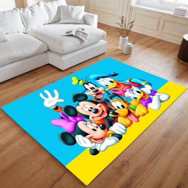 Tapis Donald, Daisy, Mickey, Dingo et Pluto – Cartoon – Image 2