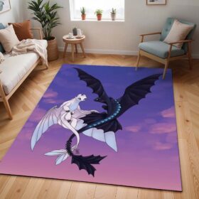Tapis Dragons – Krokmou et Furie Éclair 10