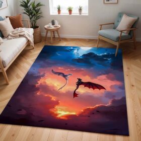 Tapis Dragons – Krokmou et Furie Éclair 11