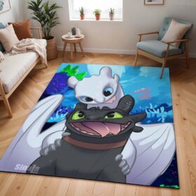 Tapis Dragons – Krokmou et Furie Éclair 12