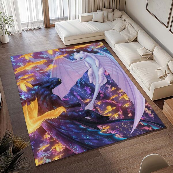 Tapis Dragons – Krokmou et Furie Éclair – Image 2