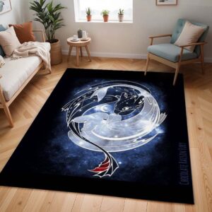 Tapis Dragons – Krokmou et Furie Éclair 7