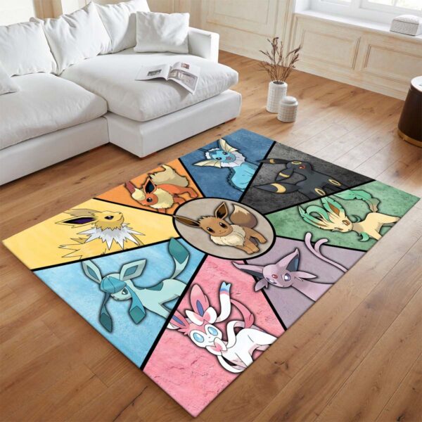Tapis Évolution d’Évoli Pokémon – Eevee Evolution Pokemon 9 – Image 2