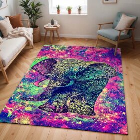 Tapis Éléphant – Style bohème et hippie
