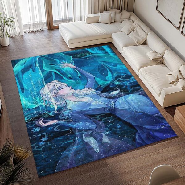 Tapis La Reine des Neiges – Elsa – Princesse Disney 1007 – Image 2