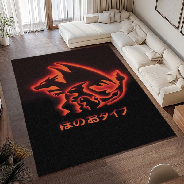 Tapis Dracaufeu de Feu Pokémon – Fire Charizard 2 – Image 2