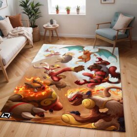 Tapis Type Feu Pokémon – Fire Type