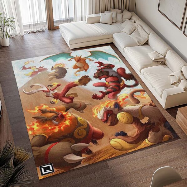 Tapis Type Feu Pokémon – Fire Type – Image 2