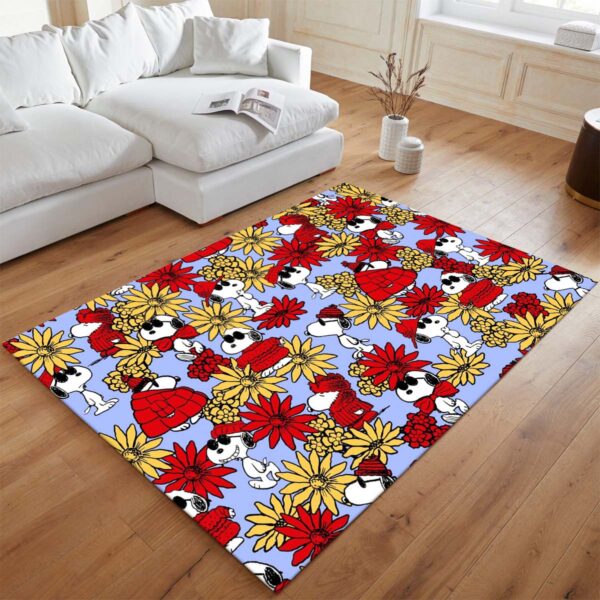 Tapis Snoopy fleuri – Image 2