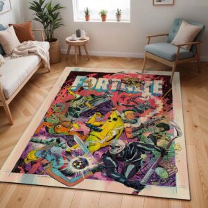 Tapis Tous les skins Fortnite – Peely, Jonesy, Fishstick, Skull Trooper, Lynx