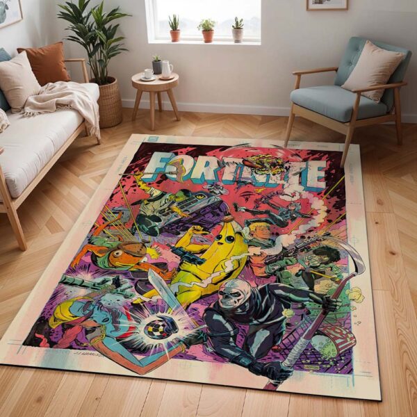 Tapis Tous les skins Fortnite – Peely, Jonesy, Fishstick, Skull Trooper, Lynx