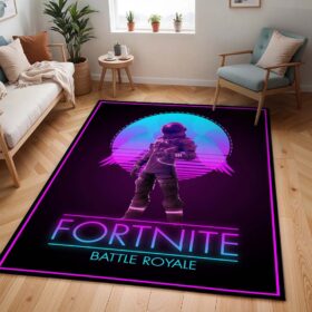 Tapis Fortnite Battle Royale – Galaxie rétro de l’espace