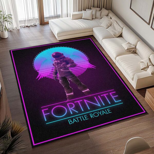 Tapis Fortnite Battle Royale – Galaxie rétro de l’espace – Image 2