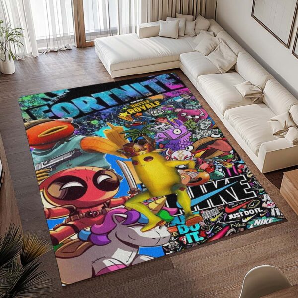 Tapis Fortnite – Skin Fishstick, Peely, Deadpool – Image 2