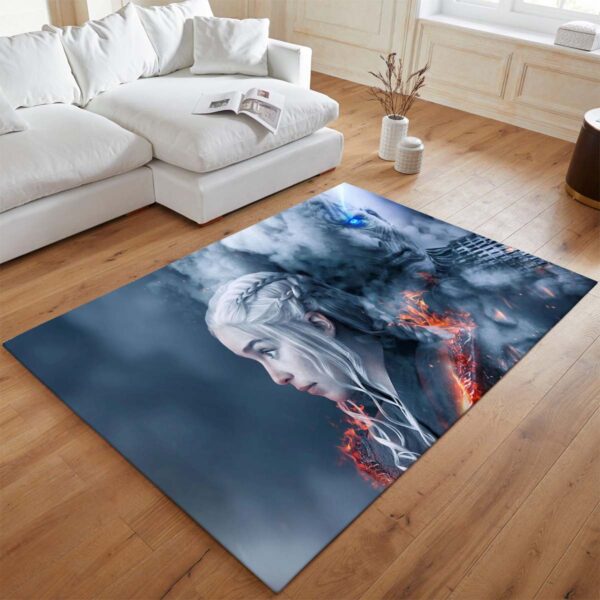 Tapis Game of Thrones Daenerys Targaryen Mère des dragons et Marcheur blanc 35 – Image 2