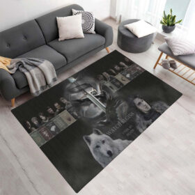 Tapis Game of Thrones Jon Snow et tous les personnages 2
