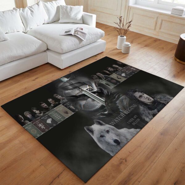 Tapis Game of Thrones Jon Snow et tous les personnages 2 – Image 2