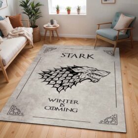 Tapis Game of Thrones – Maison Stark « L’hiver vient »