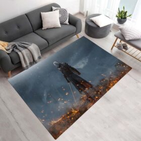 Tapis Geralt – The Witcher 3: Wild Hunt – Fond de feu