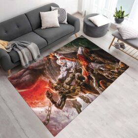 Tapis God of War Ragnarök Kratos combat 3