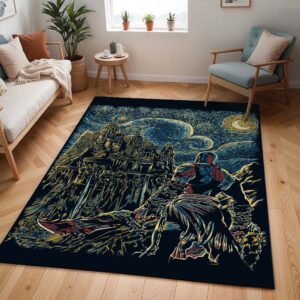 Tapis God of War Ragnarök – Kratos style Van Gogh