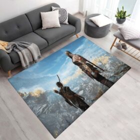Tapis God of War Ragnarök Kratos Esprit de Sparte et Loki