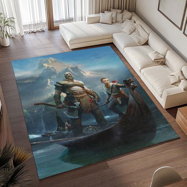 Tapis God of War Ragnarök – Kratos Loki – Image 2