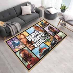 Tapis Grand Theft Auto GTA 5 Personnages 2