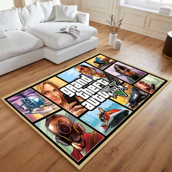 Tapis Grand Theft Auto GTA 5 Personnages 2 – Image 2