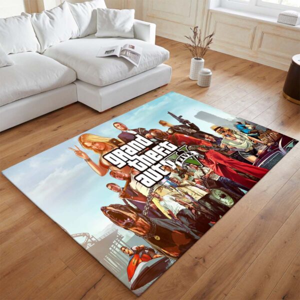 Tapis Grand Theft Auto GTA 5 Personnages – Image 2