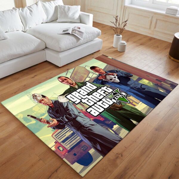 Tapis Grand Theft Auto GTA 5 Michael, Trevor, CJ – Image 2