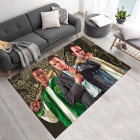 Tapis Grand Theft Auto GTA 5 Michael, Trevor, CJ