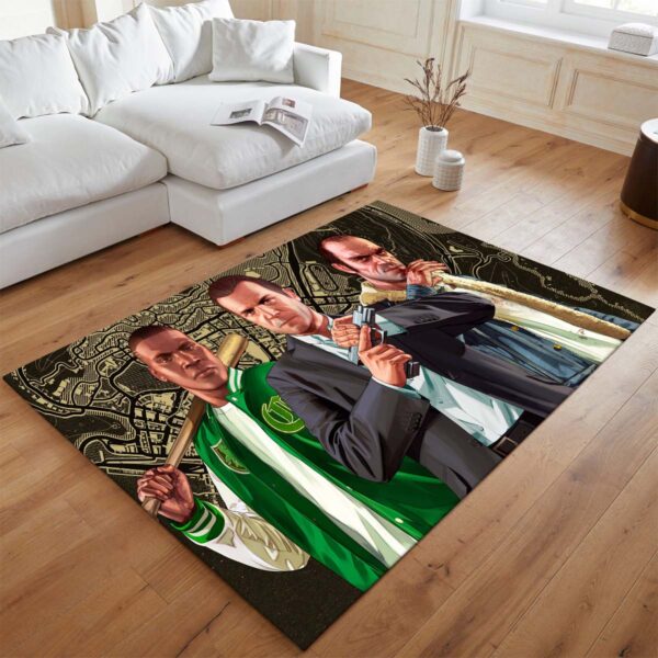 Tapis Grand Theft Auto GTA 5 Michael, Trevor, CJ – Image 2