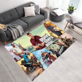 Tapis Grand Theft Auto V GTA 5 Tous les personnages