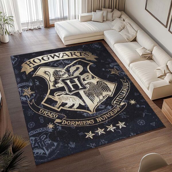 Tapis Harry Potter – Logo Poudlard artistique – Image 2