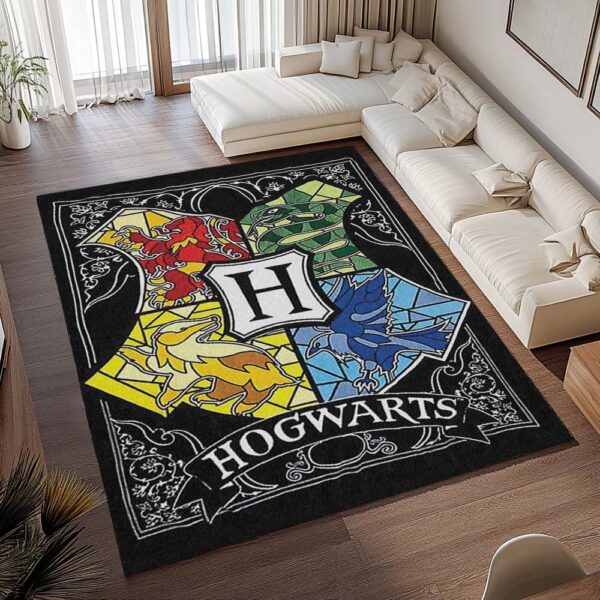 Tapis Harry Potter – Logo Poudlard en dessin – Image 2