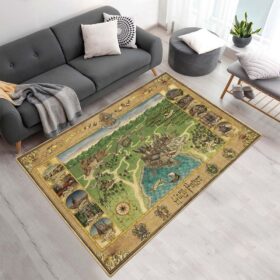 Tapis Carte du Maraudeur Harry Potter