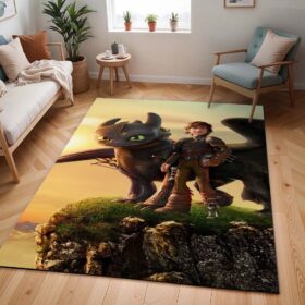 Tapis Krokmou et Harold – Dragons