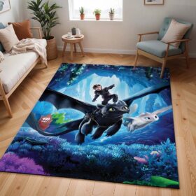 Tapis Krokmou et Harold – Dragons 3