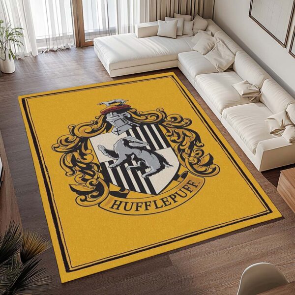 Tapis Maison Poufsouffle – Harry Potter – Logo jaune – Image 2