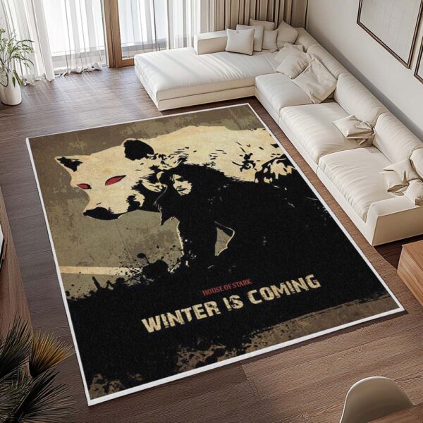 Tapis Jon Snow – Maison Stark – L’hiver vient – Image 2