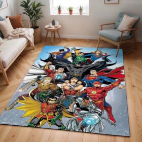 Tapis Justice League – Tous les personnages 01