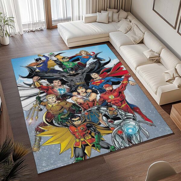Tapis Justice League – Tous les personnages 01 – Image 2